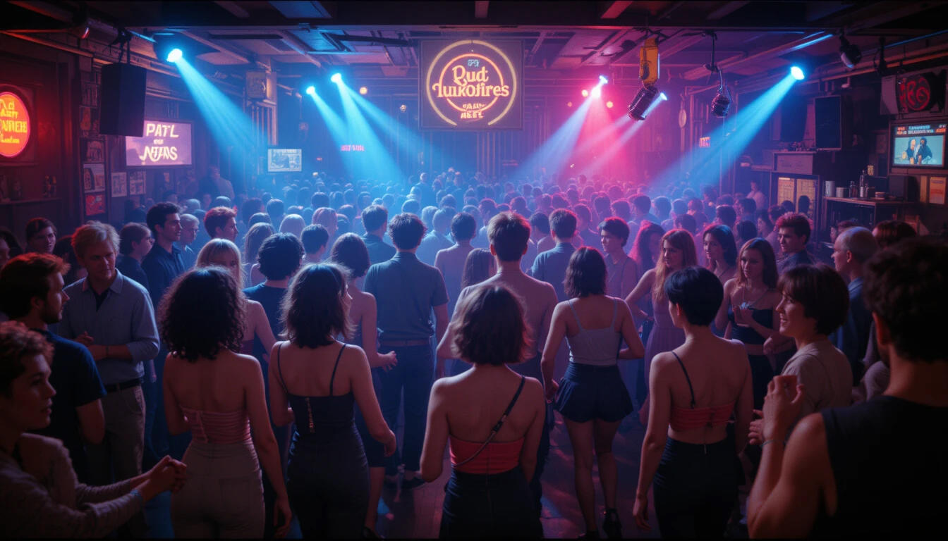 Diskothek der 80-er Jahre